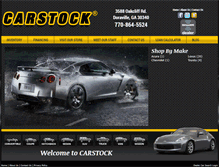 Tablet Screenshot of carstock.com